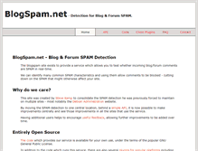 Tablet Screenshot of blogspam.net
